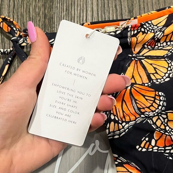 NWT Toluca Rita Midi Bikini Bottom Monarch Size S - Picture 2 of 7